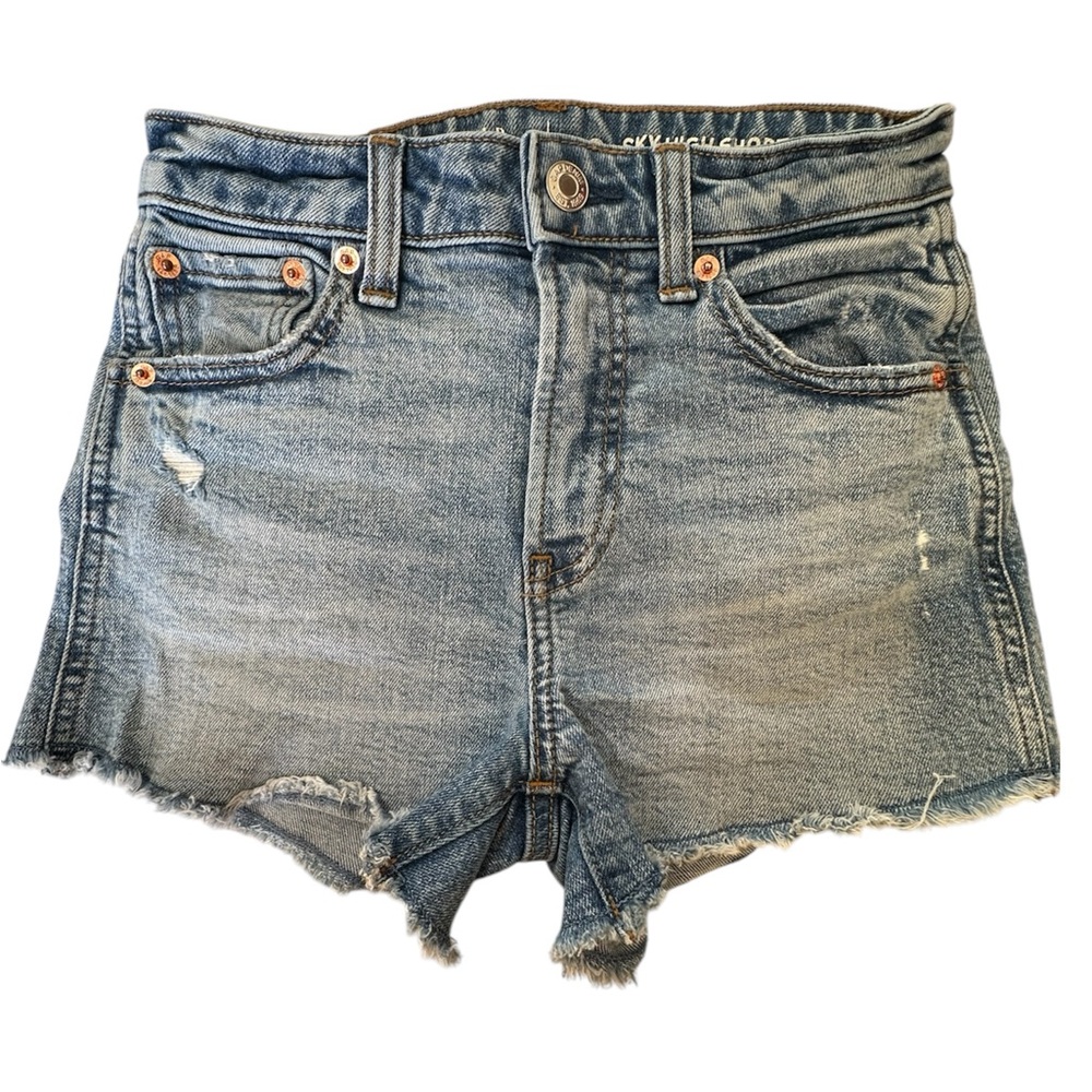 Gap Skinny High Blue Denim Short Size 8
